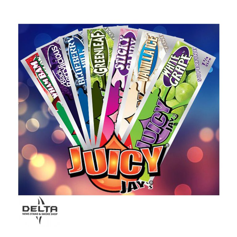 Juicy Jay Super Fine 1.25inch Delta News Stand & Smoke Shop
